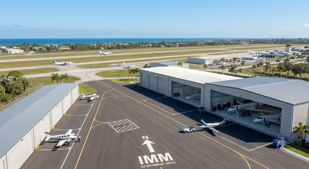 Aircraft hangar for rent